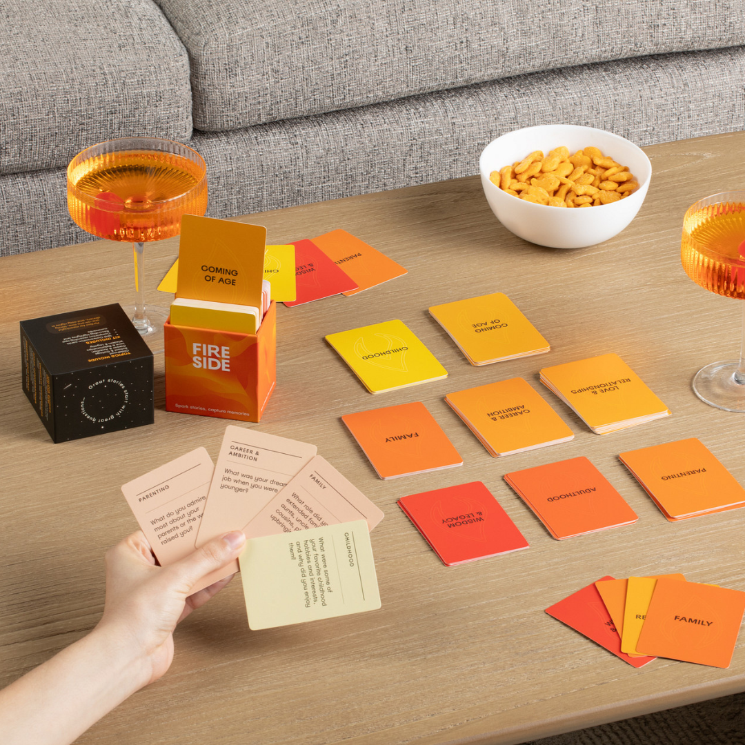 Cards on table 
