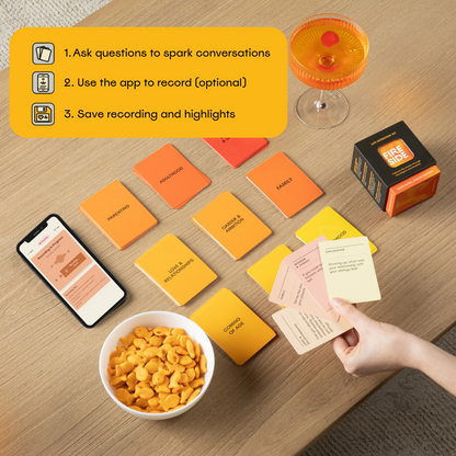 Life story card pack and app 